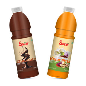 Chocolate & Kesar Pista Royal Syrup Combo – 750 ml × 2